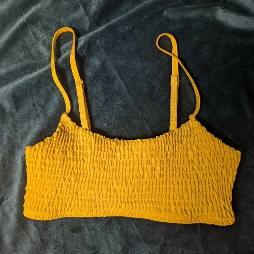 🌞Mosmann Australia Bikini Top In Bright Yellow Size Medium